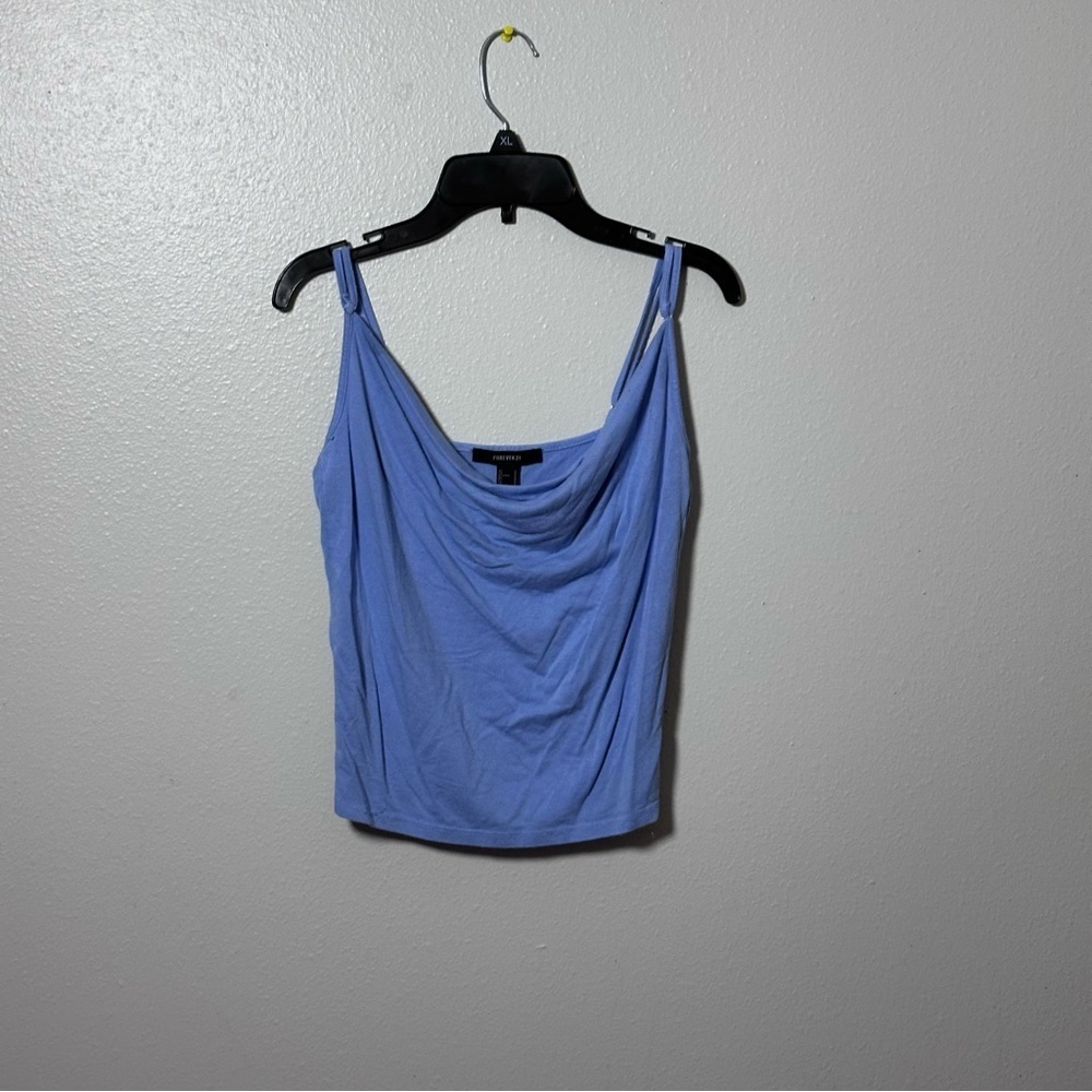 Forever 21 Women‎ blue Tank Top size small